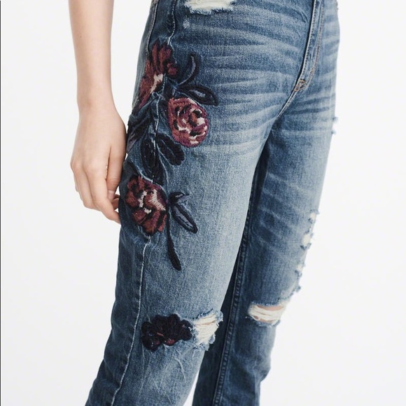 Abercrombie & Fitch Denim - Abercrombie & Fitch Annie Girlfriend High Rise